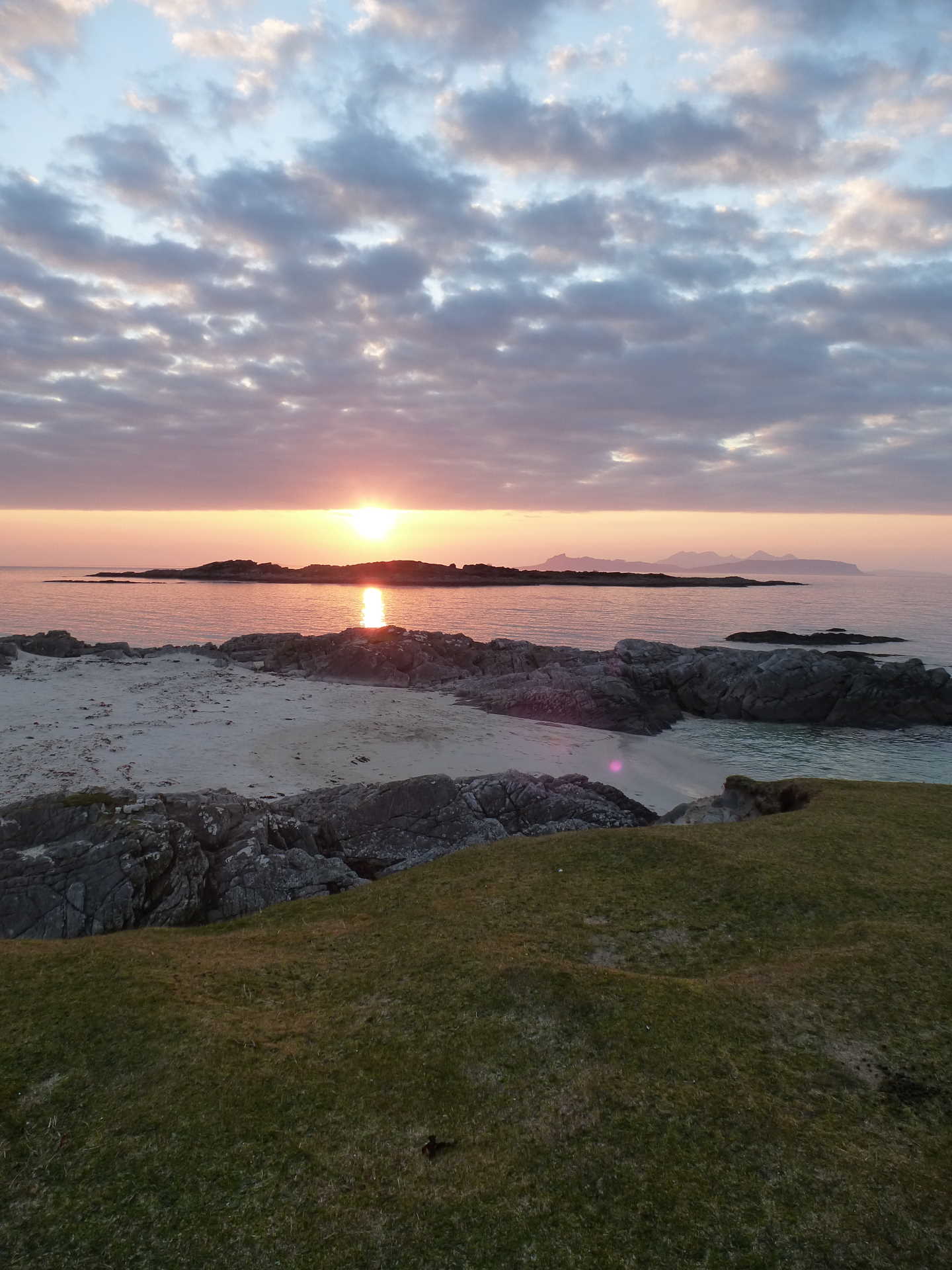 A sunset over the Sound of Arisaig