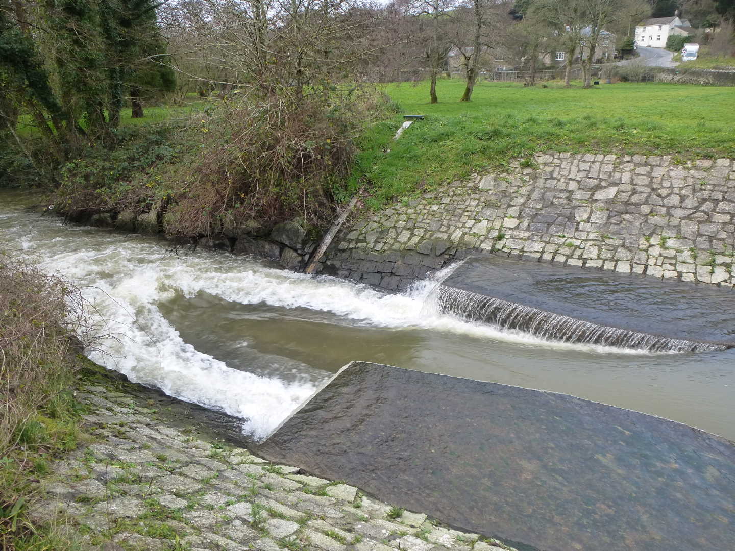 A view of the weir